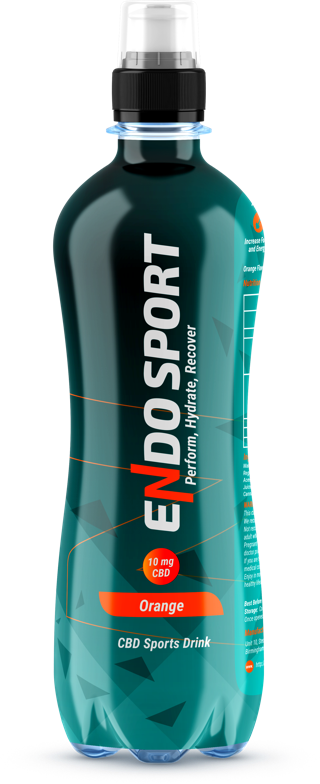 Endo Sport Orange CBD Sports Drink 500ml RRP 1.99 CLEARANCE XL 39p or 3 for 99p